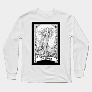 Mermaid Tarot Card Long Sleeve T-Shirt